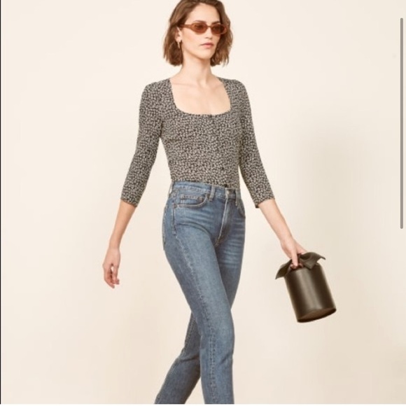 Reformation Tops - 9. Reformation Jorja Top in Ansel